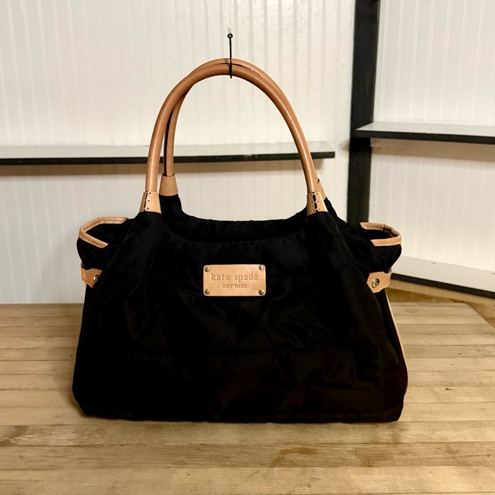 kate spade Black and Tan Shoulder Bag